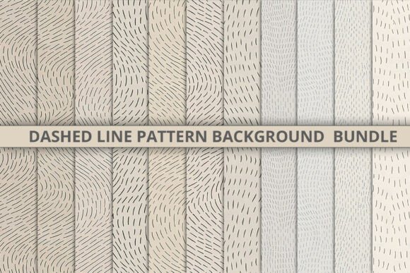 Dashed Line Pattern Background