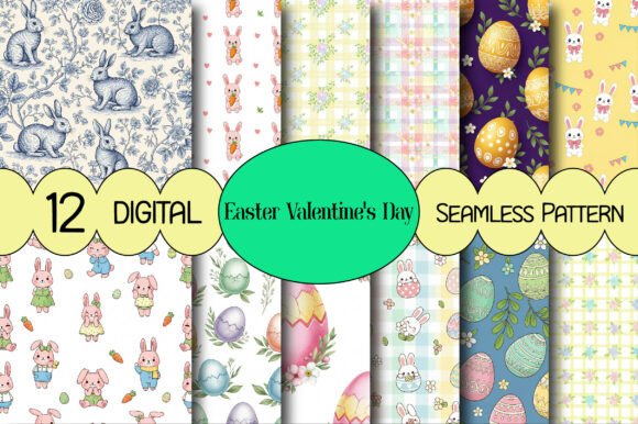Easter Valentine s Day Seamless Pattern: A Creative Celebration of Spring