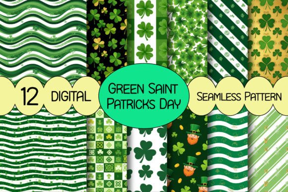 Green Saint Patricks Day Pattern