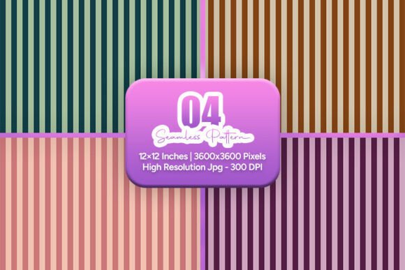 Moody Chic Stripe Seamless Pattern