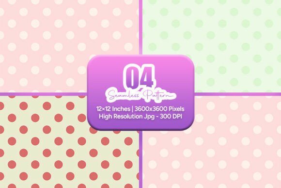 Pastel Polka Dot Seamless Pattern: A Versatile Design Element for Modern Creatives