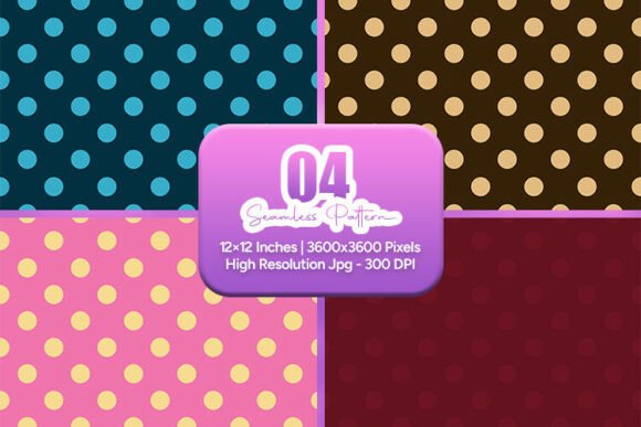 Retro Polka Dot Seamless Pattern: A Timeless Choice for Creative Projects