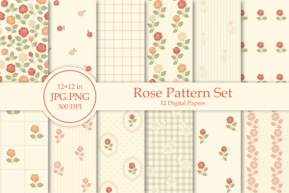 Rose Pattern Set