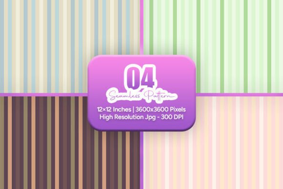 Soft Pastel Stripe Pattern Collection