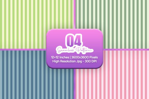 Soft Pastel Stripe Seamless Paper Pack