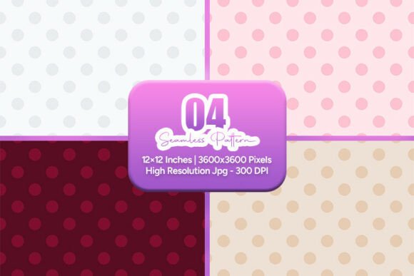 Soft Polka Dot Seamless Pattern