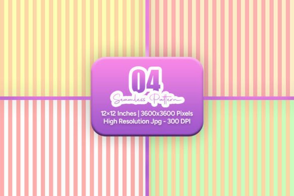 Sweet Pastel Striped Seamless Pack for Creative Designers