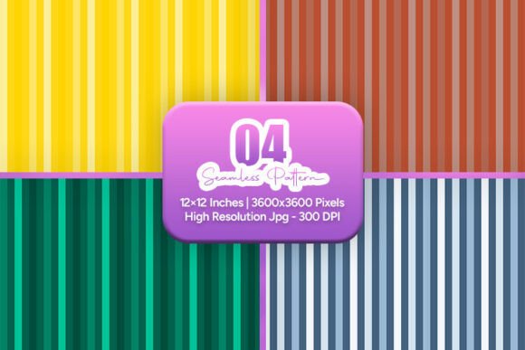 Vibrant Stripe Seamless Pattern Set: A Creative Powerhouse for Designers and Crafters