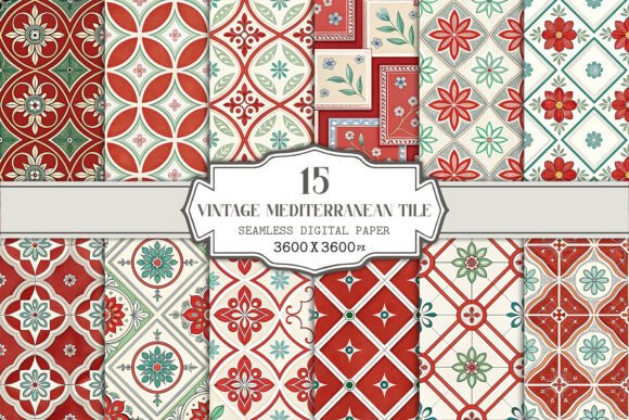 Vintage Mediterranean Tile Seamless: A Timeless Design for Modern Creativity