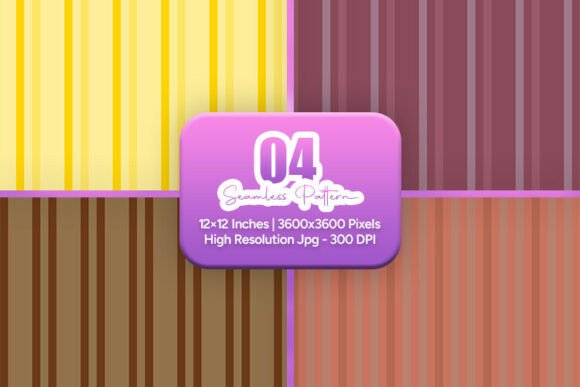 Warm Neutral Stripe Pattern Bundle for Creative Projects